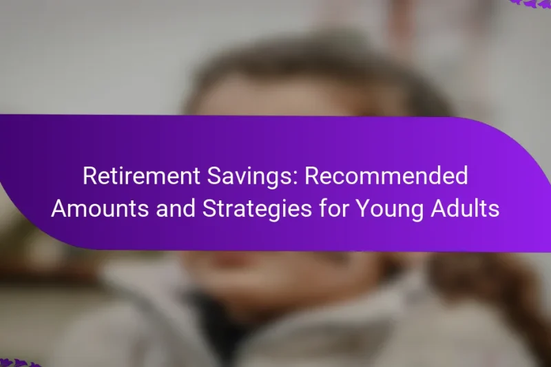 Retirement Savings: Recommended Amounts and Strategies for Young Adults