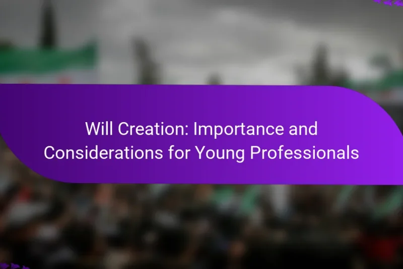 Will Creation: Importance and Considerations for Young Professionals
