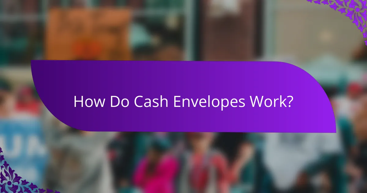How Do Cash Envelopes Work?