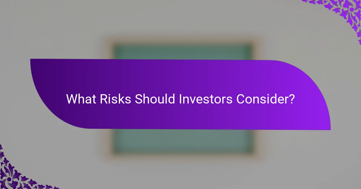 What Risks Should Investors Consider?